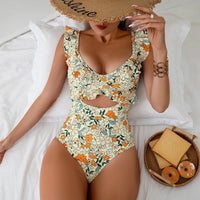 Dames badpak met print en aansluitende pasvorm – elegant & zomers – Élarisse