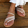 Boho Zomersandalen met Kant- en Kraaldetails – Speels & Comfortabel – Jet