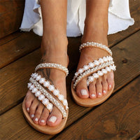 Boho Zomersandalen met Kant- en Kraaldetails – Speels & Comfortabel – Jet