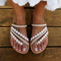 Boho Zomersandalen met Kant- en Kraaldetails – Speels & Comfortabel – Jet