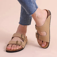Comfortsandalen met Kurkvoetbed en Verstelbare Gespbandjes – Comfortabel & Veelzijdig – Josceline