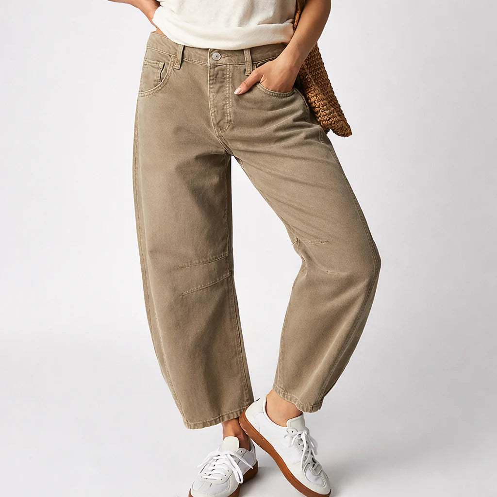 Wijde Ballonbroek met Lage Taille – Relaxt & Boho – Lana