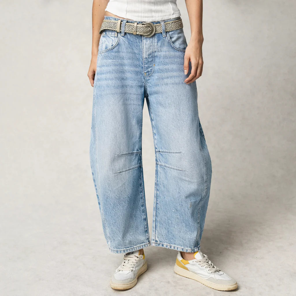 Wijde Ballonbroek met Lage Taille – Relaxt & Boho – Lana