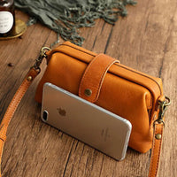 Dames leren crossbody tas met verstelbare schouderband – tijdloos & elegant – Valéssine