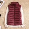 Lichtgewicht Dames Bodywarmer met Getailleerde Pasvorm en Donsvulling