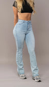 Flared Jeans met Hoge Taille en Shaping Effect – Flatterend & Comfortabel – Linda