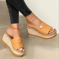 Sandalen met Chique Banden en Faux Leren Voering – Stijlvol & Comfortabel – Lize