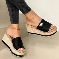 Sandalen met Chique Banden en Faux Leren Voering – Stijlvol & Comfortabel – Lize