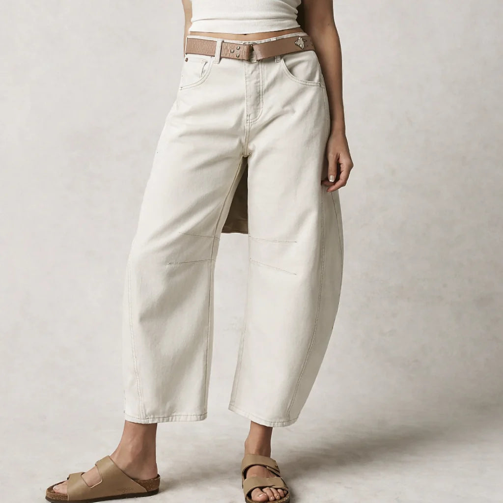 Wijde Ballonbroek met Lage Taille – Relaxt & Boho – Lana