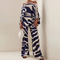 Tweedelige Set met Top en Broek en Moderne Snit – Verfijnd & Veelzijdig – Loïcia