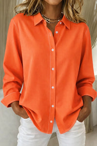 Dames Blouse met Knoopsluiting en Losvallende Pasvorm – Luchtig & Tijdloos – Lorévine