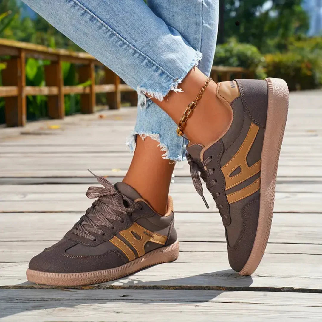 Retro Street Sneakers met Demping en Stevige Zool – Comfortabel & Tijdloos – Lotte