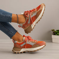 Casual Sneakers met Colorblock Ontwerp – Comfortabel & Veelzijdig – Maaike