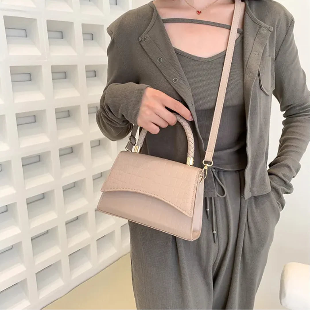 Elegante Handtas met Bovenhandvat en Crossbodyband – Tijdloos & Praktisch – Margot