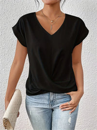 T-shirt met Sweetheart Halslijn en Lichte Stretch – Comfortabel & Veelzijdig – Marisanne