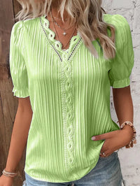 Blouse met Kanten Details – Verfijnd & Veelzijdig – Marlène