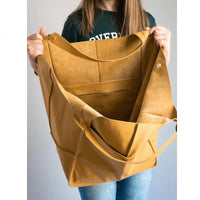 Dames Oversized Schoudertas – Vintage & Stijlvol – Marovelle