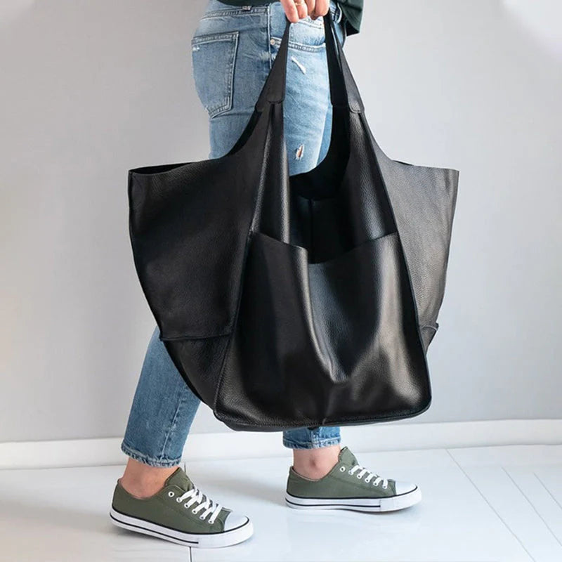 Dames Oversized Schoudertas – Vintage & Stijlvol – Marovelle