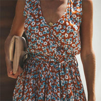Lange Boho Jurk met Vrouwelijke Snit – Chic & Tijdloos – Mathilde