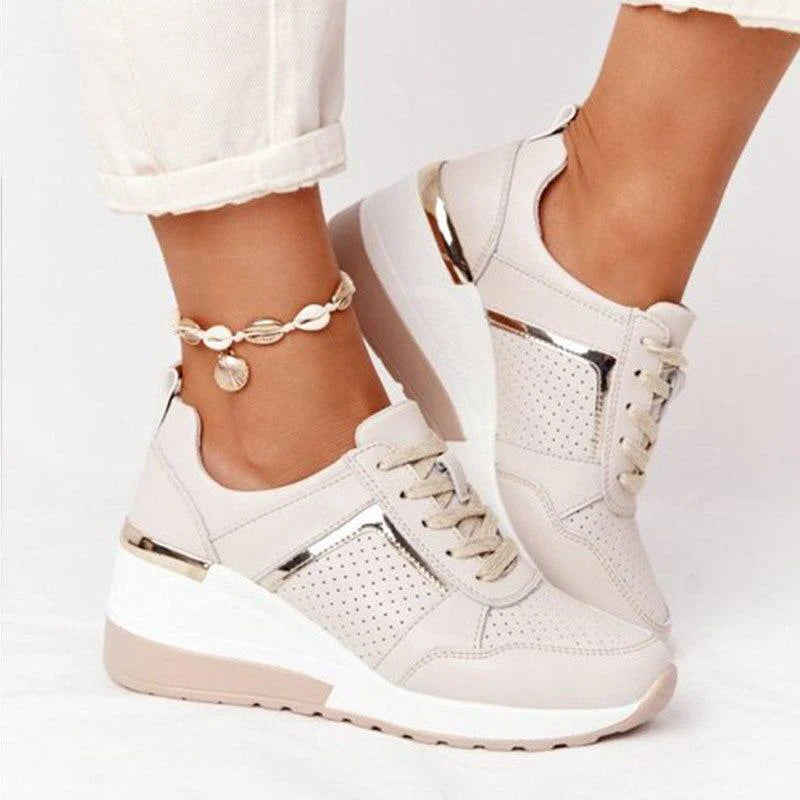 Sneakers met Versterkte Ondersteunende Zool – Comfortabel & Veelzijdig – Mila