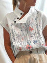 Dames Blouse met Print – Comfortabel & Stijlvol – Mirevianne