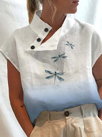 Dames Blouse met Print – Comfortabel & Stijlvol – Mirevianne