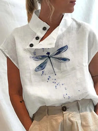 Dames Blouse met Print – Comfortabel & Stijlvol – Mirevianne