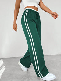 Sportieve Joggingbroek met Wijde Pijpen en Elastische Taille – Comfortabel & Modern – Naïla