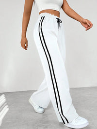 Sportieve Joggingbroek met Wijde Pijpen en Elastische Taille – Comfortabel & Modern – Naïla