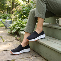 Instap-sneakers met Gebreide Bovenkant en Platformzool – Comfortabel & Modern – Naëlie
