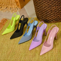 Slingback Pumps met Puntige Neus en Hoge Hak – Elegant & Klassiek – Nina