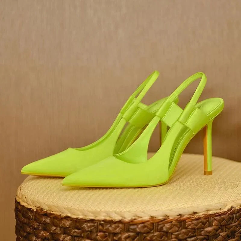 Slingback Pumps met Puntige Neus en Hoge Hak – Elegant & Klassiek – Nina