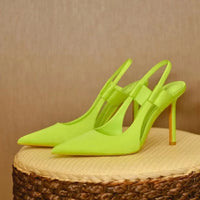 Slingback Pumps met Puntige Neus en Hoge Hak – Elegant & Klassiek – Nina