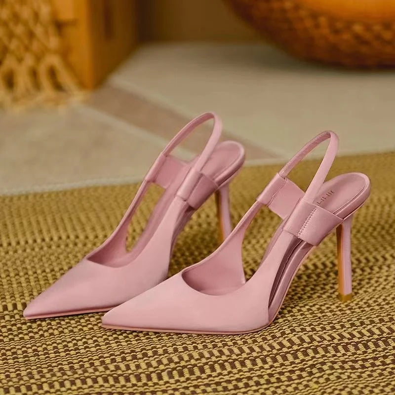 Slingback Pumps met Puntige Neus en Hoge Hak – Elegant & Klassiek – Nina