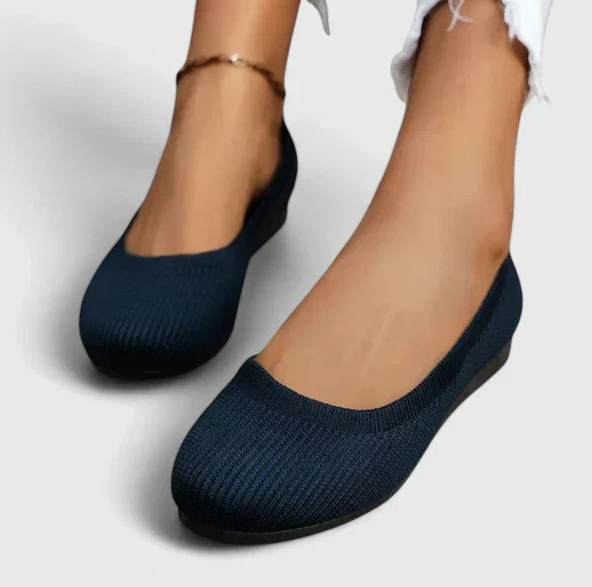Ballerina's met Ronde Neus en Zachte Flexibele Pasvorm – Tijdloos & Comfortabel – Ninelle