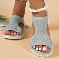 Sportsandalen met Gewatteerd Breiwerk en Gedempte Zool – Comfortabel & Veelzijdig – Océline