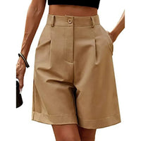 Luxe Wide Fit Shorts met Comfortabele Tailleband – Luchtig & Elegant – Octavia
