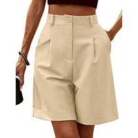 Luxe Wide Fit Shorts met Comfortabele Tailleband – Luchtig & Elegant – Octavia