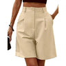Luxe Wide Fit Shorts met Comfortabele Tailleband – Luchtig & Elegant – Octavia