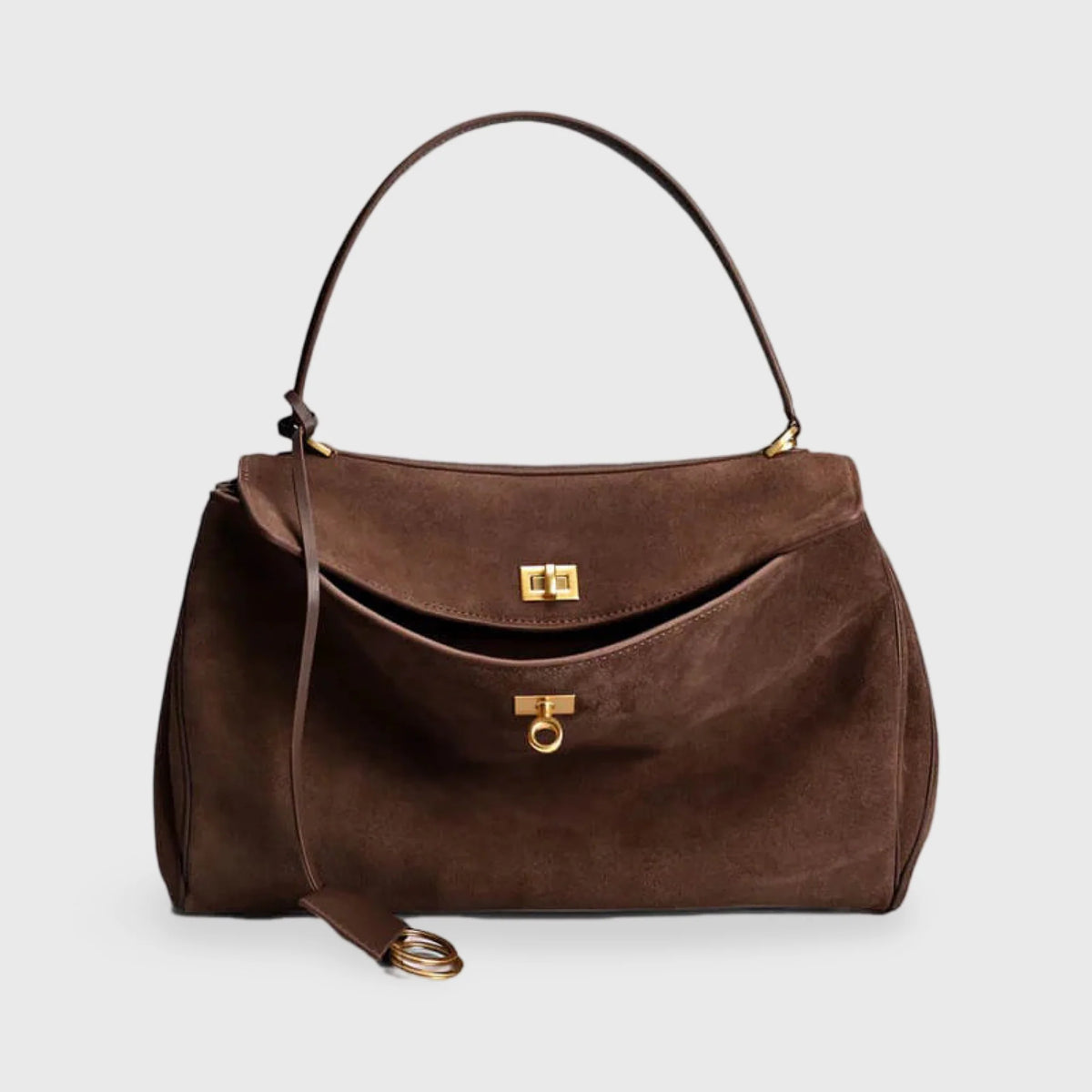 Luxe Suède Schoudertas – Stijlvol & Praktisch – Olivienne