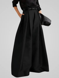 Maxi Rok-Broek met Hoge Taille en A-lijn Pasvorm – Elegant & Veelzijdig – Perrette