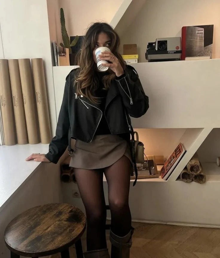 Luxe Skort met Roklook en Broekcomfort – Elegant & Veelzijdig – Philippine