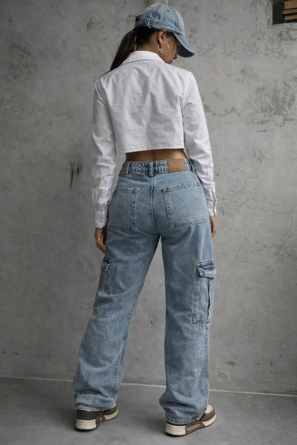 Cargo Jeans met Low-Rise en Straight Fit – Stoer & Urban – Quinty