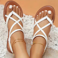 Gladiator Sandalen met Gevormd Voetbed en Verstelbare Bandjes – Stoer & Zomers – Romane