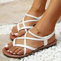 Gladiator Sandalen met Gevormd Voetbed en Verstelbare Bandjes – Stoer & Zomers – Romane