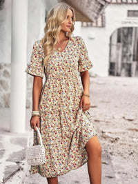 Vrouwelijke Zomerjurk met Korte Mouwen – Veelzijdig & Comfortabel – Romée