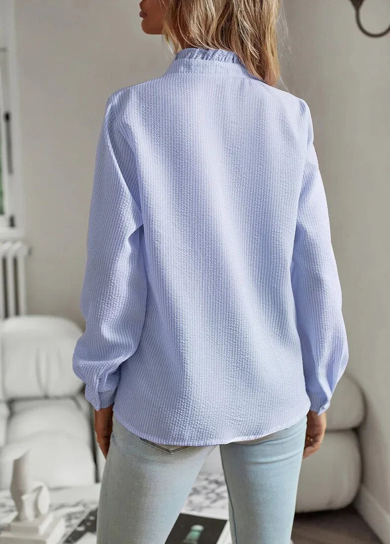 Dames Blouse met Knopen – Tijdloos & Stijlvol – Seralune