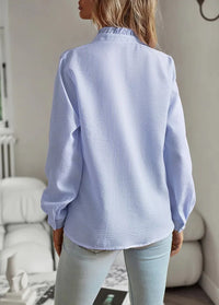Dames Blouse met Knopen – Tijdloos & Stijlvol – Seralune
