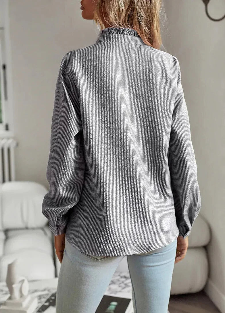 Dames Blouse met Knopen – Tijdloos & Stijlvol – Seralune