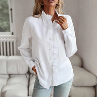 Dames Blouse met Knopen – Tijdloos & Stijlvol – Seralune
